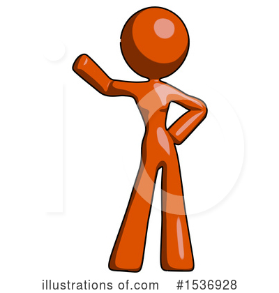 Royalty-Free (RF) Orange Design Mascot Clipart Illustration by Leo Blanchette - Stock Sample #1536928