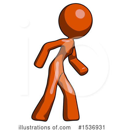 Royalty-Free (RF) Orange Design Mascot Clipart Illustration by Leo Blanchette - Stock Sample #1536931