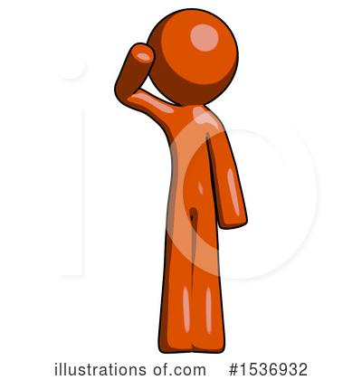 Royalty-Free (RF) Orange Design Mascot Clipart Illustration by Leo Blanchette - Stock Sample #1536932