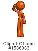 Orange Design Mascot Clipart #1536933 by Leo Blanchette