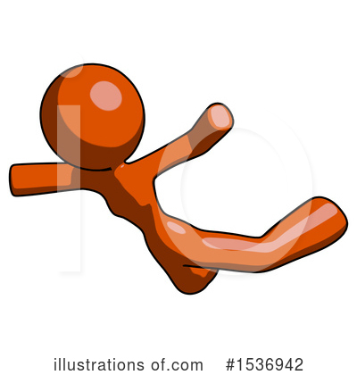 Royalty-Free (RF) Orange Design Mascot Clipart Illustration by Leo Blanchette - Stock Sample #1536942