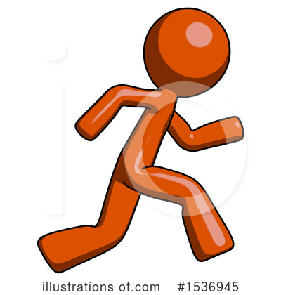 Royalty-Free (RF) Orange Design Mascot Clipart Illustration by Leo Blanchette - Stock Sample #1536945