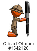 Orange Design Mascot Clipart #1542120 by Leo Blanchette