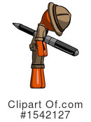Orange Design Mascot Clipart #1542127 by Leo Blanchette