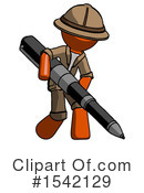 Orange Design Mascot Clipart #1542129 by Leo Blanchette