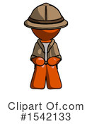 Orange Design Mascot Clipart #1542133 by Leo Blanchette