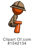 Orange Design Mascot Clipart #1542134 by Leo Blanchette