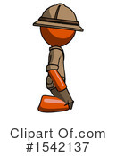 Orange Design Mascot Clipart #1542137 by Leo Blanchette
