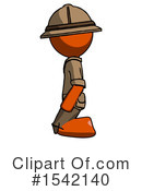 Orange Design Mascot Clipart #1542140 by Leo Blanchette