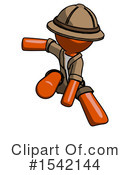 Orange Design Mascot Clipart #1542144 by Leo Blanchette