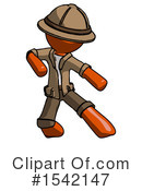 Orange Design Mascot Clipart #1542147 by Leo Blanchette