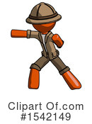 Orange Design Mascot Clipart #1542149 by Leo Blanchette