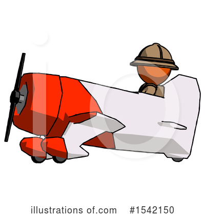 Royalty-Free (RF) Orange Design Mascot Clipart Illustration by Leo Blanchette - Stock Sample #1542150