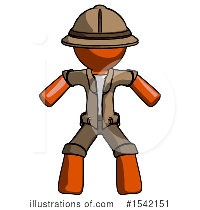 Royalty-Free (RF) Orange Design Mascot Clipart Illustration by Leo Blanchette - Stock Sample #1542151