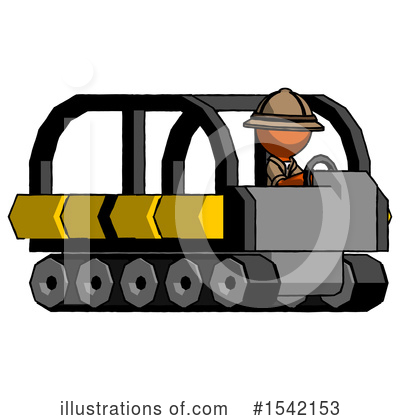 Royalty-Free (RF) Orange Design Mascot Clipart Illustration by Leo Blanchette - Stock Sample #1542153