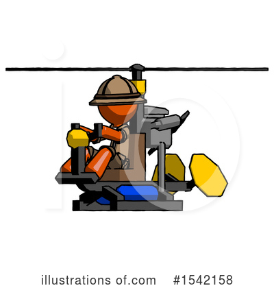 Royalty-Free (RF) Orange Design Mascot Clipart Illustration by Leo Blanchette - Stock Sample #1542158