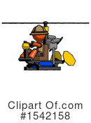 Orange Design Mascot Clipart #1542158 by Leo Blanchette