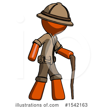 Royalty-Free (RF) Orange Design Mascot Clipart Illustration by Leo Blanchette - Stock Sample #1542163