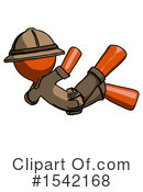 Orange Design Mascot Clipart #1542168 by Leo Blanchette