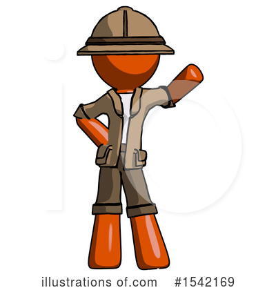 Royalty-Free (RF) Orange Design Mascot Clipart Illustration by Leo Blanchette - Stock Sample #1542169