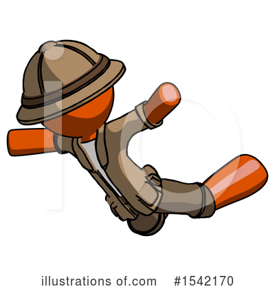 Royalty-Free (RF) Orange Design Mascot Clipart Illustration by Leo Blanchette - Stock Sample #1542170