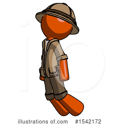 Royalty-Free (RF) Orange Design Mascot Clipart Illustration by Leo Blanchette - Stock Sample #1542172
