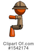 Orange Design Mascot Clipart #1542174 by Leo Blanchette
