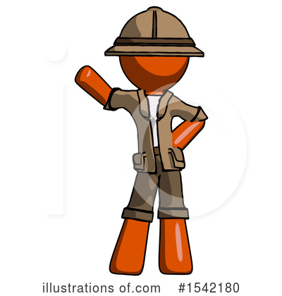 Royalty-Free (RF) Orange Design Mascot Clipart Illustration by Leo Blanchette - Stock Sample #1542180