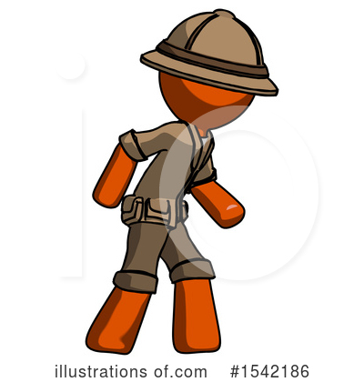 Royalty-Free (RF) Orange Design Mascot Clipart Illustration by Leo Blanchette - Stock Sample #1542186