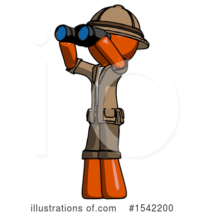 Royalty-Free (RF) Orange Design Mascot Clipart Illustration by Leo Blanchette - Stock Sample #1542200