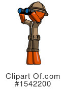 Orange Design Mascot Clipart #1542200 by Leo Blanchette