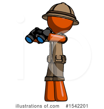 Royalty-Free (RF) Orange Design Mascot Clipart Illustration by Leo Blanchette - Stock Sample #1542201