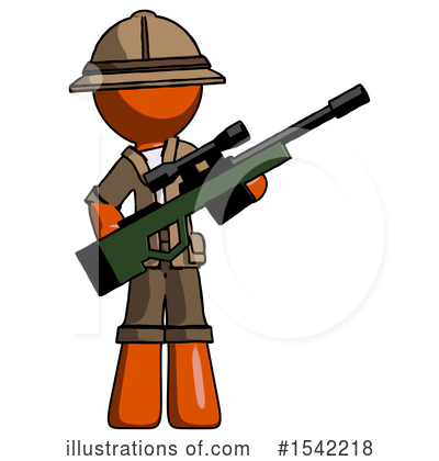 Royalty-Free (RF) Orange Design Mascot Clipart Illustration by Leo Blanchette - Stock Sample #1542218