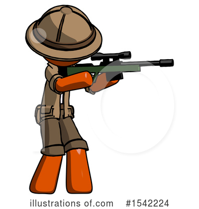 Royalty-Free (RF) Orange Design Mascot Clipart Illustration by Leo Blanchette - Stock Sample #1542224