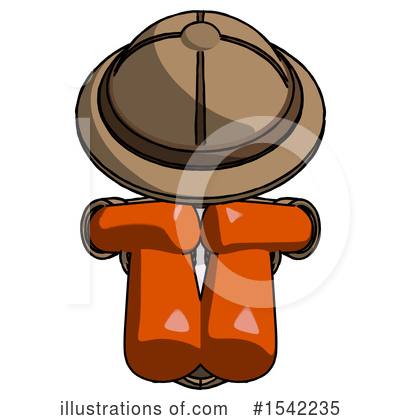 Royalty-Free (RF) Orange Design Mascot Clipart Illustration by Leo Blanchette - Stock Sample #1542235