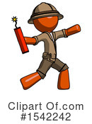 Orange Design Mascot Clipart #1542242 by Leo Blanchette