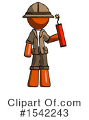 Orange Design Mascot Clipart #1542243 by Leo Blanchette