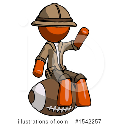 Royalty-Free (RF) Orange Design Mascot Clipart Illustration by Leo Blanchette - Stock Sample #1542257