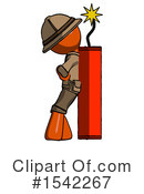 Orange Design Mascot Clipart #1542267 by Leo Blanchette