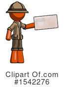 Orange Design Mascot Clipart #1542276 by Leo Blanchette