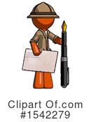 Orange Design Mascot Clipart #1542279 by Leo Blanchette