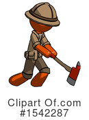 Orange Design Mascot Clipart #1542287 by Leo Blanchette