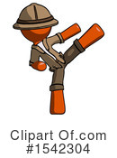 Orange Design Mascot Clipart #1542304 by Leo Blanchette