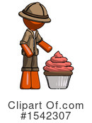 Orange Design Mascot Clipart #1542307 by Leo Blanchette