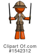 Orange Design Mascot Clipart #1542312 by Leo Blanchette