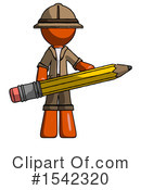 Orange Design Mascot Clipart #1542320 by Leo Blanchette
