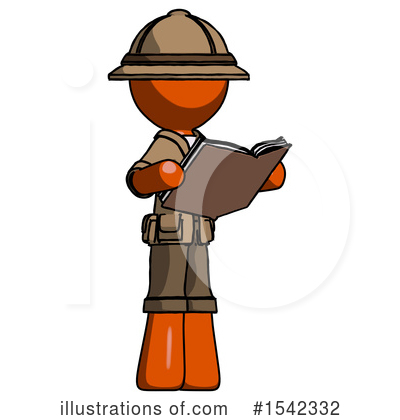 Royalty-Free (RF) Orange Design Mascot Clipart Illustration by Leo Blanchette - Stock Sample #1542332
