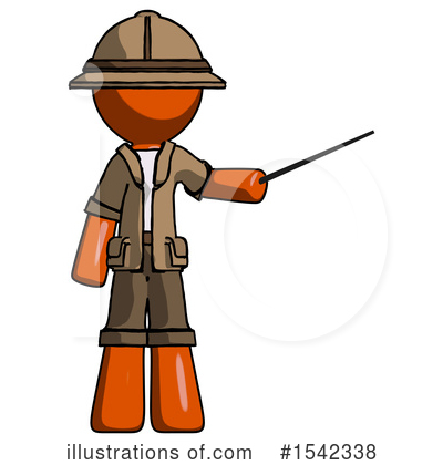 Royalty-Free (RF) Orange Design Mascot Clipart Illustration by Leo Blanchette - Stock Sample #1542338