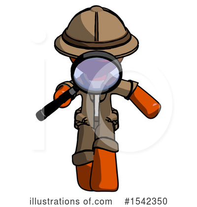 Royalty-Free (RF) Orange Design Mascot Clipart Illustration by Leo Blanchette - Stock Sample #1542350