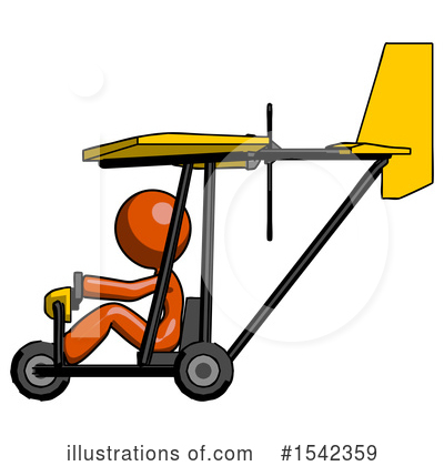 Royalty-Free (RF) Orange Design Mascot Clipart Illustration by Leo Blanchette - Stock Sample #1542359